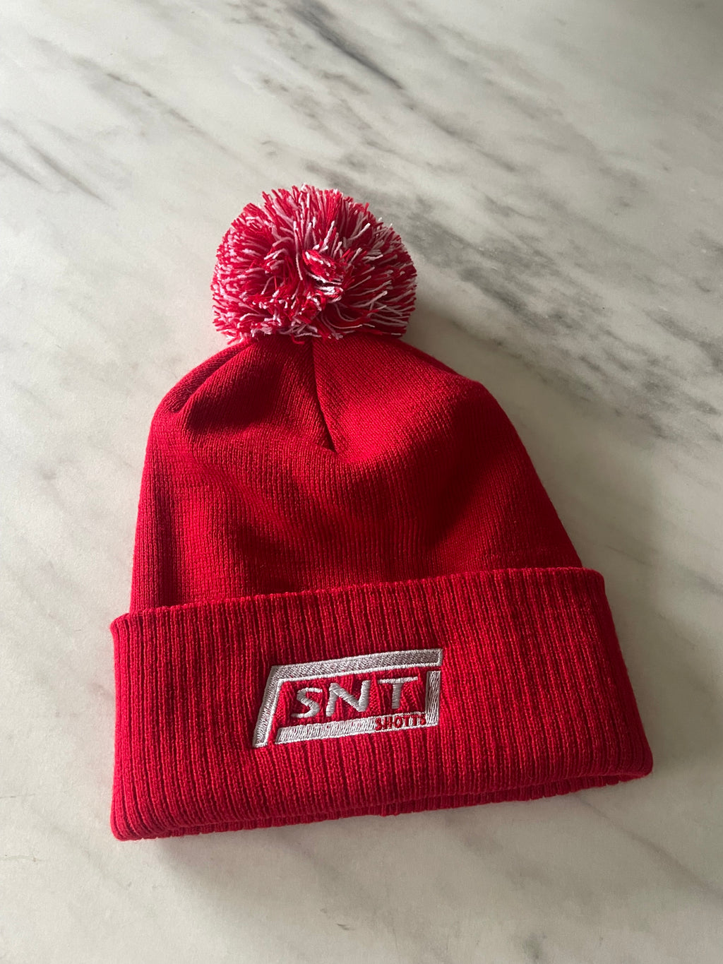 Adults SNT Red Beanie Hat